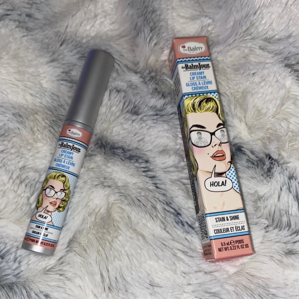 NIB THEBALM COSMETICS theBalmJour Creamy Lip Stain in Hola! 6.5mL